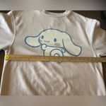 Sanrio Cinnamoroll Women’s Large  Light Pink Sweatshirt Cute Graphic Crew Neck Photo 4