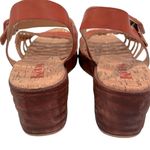Kork-Ease KORKS Marley Faux Leather Sandal Women's 11 Orange Upper Cushioned Cork NWOT Photo 8