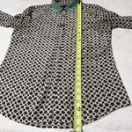 J.Crew 100% Silk Button Front
Blouse Whimsical Blue Green
Gold Size 8 Photo 4