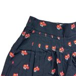 Maeve Women's XS Black Floral Patchwork Pleated Pull-On Shorts Casual Photo 3