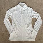 Athleta Women's Bright White Zip-Up Jacket Photo 2