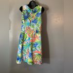 Ronni Nicole Colorful Tropical Sleeveless Dress Photo 2