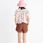 Madewell Woman’s Drapey Pull-On Shorts in Warm Paisley Size Medium Photo 7