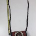 Vtg Cowry Shell Beaded Mini Shoulder Crossbody Boho Beachy Purse Teal Red Black Photo 1