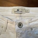 Vineyard Vines NWOT Colorblock White Denim Shorts with Fringe Hem Photo 1