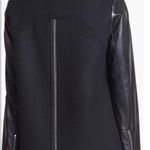 Milly  100% Lambskin Leather Sleeve,Black Jacket,Shell 80% Wool 20%Polyamide Photo 14