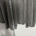 Joan Vass  Open Front Cardigan Light Grey EUC Photo 8