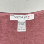 Ashley Stewart Curvy Girl by  Size 3X Pink Sleeveless Rayon Knit Sheath Dress Photo 4