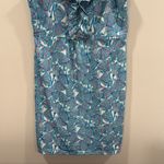 Tracy Negoshian Blue and White Patterned Mini Dress Size XS EUC Photo 3
