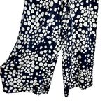 MISA Los Angeles MISA LA XS Cottage Boho Blue White Dotted Wide Leg High Rise Crop Pants Women's Photo 2