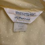 JCPenney Vintage 1970s Yellow Swiss Dot Dress Womens Size Small? USA Photo 1