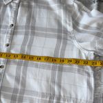 Jachs Girlfriend  White and Tan Plaid Button Down Shirt Photo 10