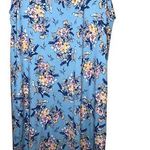 Acting Pro Dress Sleeveless Floral Midi Pockets New XL Photo 0