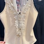 Topshop  Cream Lace Detail Bodysuit Photo 1