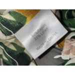 O.P.T Women's Tropical Palm Leaf Print Square Neck Sleeveless Crop Top Tan Photo 4