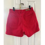 Bill Blass Vintage 90s  Red Denim High Waisted Shorts Photo 1