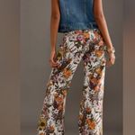 Wrangler NWT FREE PEOPLE X  Wonderer mid rise floral jeans Photo 2