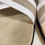 Markon Dancer Women's Beige White Sandals Leather Pumps Size 7.5 Brazil Buckle Photo 3