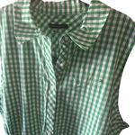 Tommy Hilfiger 🌴 CHECKED BUTTON DOWN SLEEVELESS TIE FRONT SHIRT DRESS NWT Photo 6