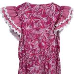 Sail To Sable NEW  Sunburst Pink Ruffle Ric Rac Summer Garden Party Dress Size XS Photo 5