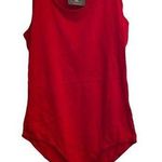 Heart & Hips Red Sleeveless Racerback bodysuit M NWT Photo 0