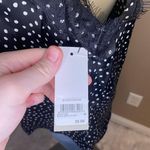 Nordstrom NWT BP. Lace Black Sketchy Dot Tank Top Camisole Size Medium Photo 4