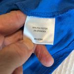 Material Girl Top Royal Blue Crop Long Sleeve XS Photo 6