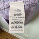 Soft Surroundings Soft‎ Surroundings Palm Tree Short Sleeve Medium Tunic Sweater Purple Blue Wash Photo 5