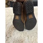 BORN Brown Suede Ankle Boots Women Side Zip Cutout Heel Comfort Low Heel Size 6.5 Photo 6