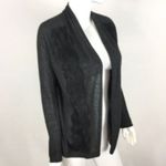 Theory  Petite 0 Gray Open Front Cardigan Cashmere Blend‎ Lightweight Sweater Photo 1