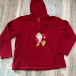 Disney Vintage Dopey Hooded Fleece Size XL, small hole in back shown in last pic Photo 3