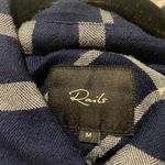 Rails Hunter Plaid Button Down Shirt in Navy Blue White Medium Photo 6