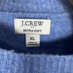 J.Crew  Crewneck Sweater Extra Soft Yarn Size XL Cozy Blue Wool Blend Oversized Photo 3