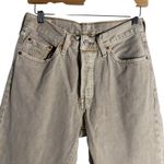 Levi's Levi’s 501 Classic High Rise Straight Leg Tan Jeans Size 29x30 Photo 6