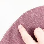 Ganni Mauve Babydoll Peplum Short Sleeve Blouse Sz S Photo 3