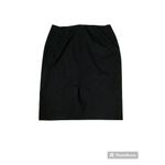 Lafayette 148 New York Black Virgin Wool High Waist Pencil Skirt Photo 1