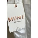 Show Me Your Mumu  Clarissa Corset Bridal Dress in Ivory Luxe Satin S NWT Photo 8