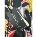 NWT APNY Women XL Black Tropical Floral Print Shirt Dress Maxi Cottagecore Boho Photo 13