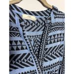 Anthropologie x Devotion Twins Ella Short Embroidered Mini Dress XS Blue Black Photo 6