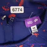 Unique Vintage Gwynnie Bee Umbrella Print Navy Dress, plus size 0X Photo 14