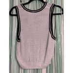 Victoria's Secret Victoria’s Secret Pink White/Black Sweater Knit Sweater Vest, Crest, Viscose, S Photo 3