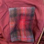 Pendleton  Burgundy Sherpa Fleece Zipper Jacket EUC Sz Lg Acrylic Wool Comfy Photo 4