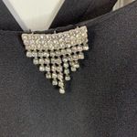 Saks 5th Avenue Vintage Black Strap Back Mermaid Special Occassion Dress New w Tag W-677 Sz 10 Photo 2