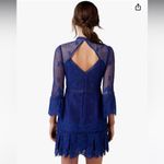 Ever New Yasmin Lace Flippy Hem Dress sz 10 cobalt blue Photo 2