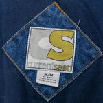 Current Seen Vintage 80s Quilted Denim Coat Photo 8