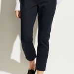 Vince Coin Pocket Chino cropped cotton blend pants in coastal blue size 8 Photo 0