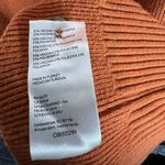 Free People  Oakleigh Ribbed Sweater Vest‎ Womens Sz S Cardigan Burnt Orange Boho Photo 6