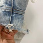 AGOLDE denim shorts women button fly cut off distressed summer cotton size 26 Photo 6