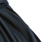 Quince Tencel Jersey Ruched Waist Dress Black Short Sleeve Stretch Medium NWT Photo 6