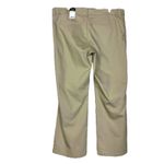 Lee  New Pants Flex Motion Straight Leg Mid Rise Khaki Tan Women’s Size 18 Short Photo 1